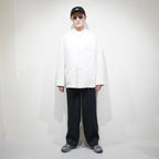 [Scye] Linen Herringbone Stand Collar Work Jacket サイ リネン ワーク ジャケット - apartir Online Store アパルティール セレクトショップ