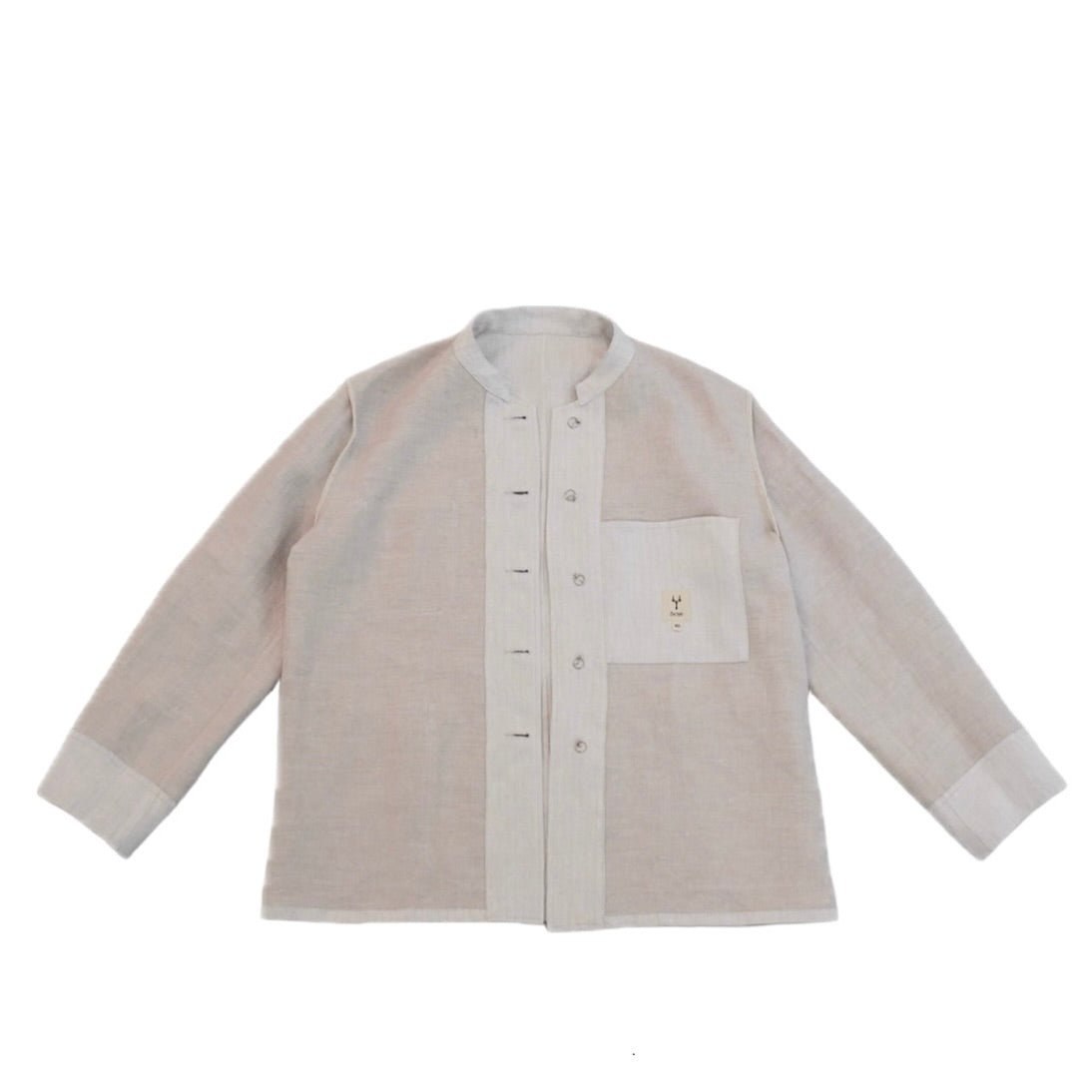 [Scye] Linen Herringbone Stand Collar Work Jacket サイ リネン ワーク ジャケット - apartir Online Store アパルティール セレクトショップ