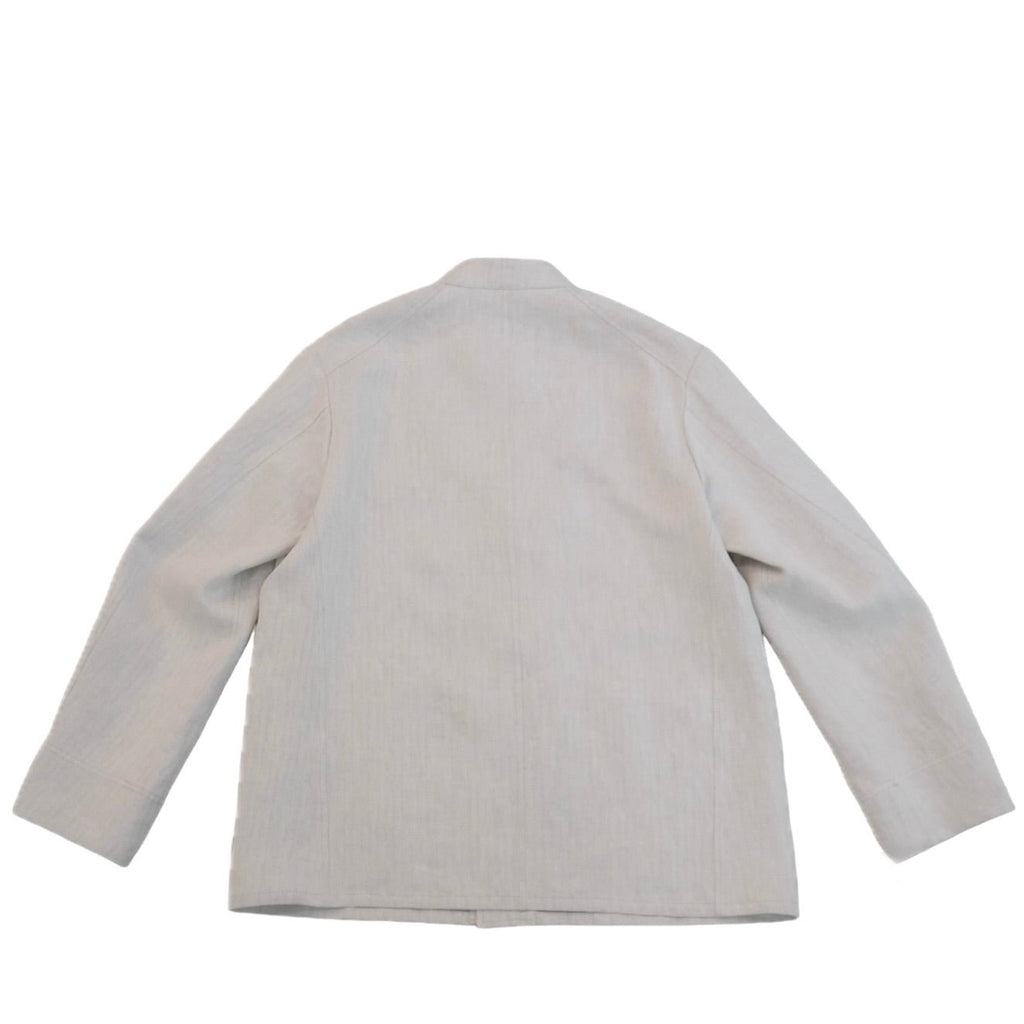 [Scye] Linen Herringbone Stand Collar Work Jacket サイ リネン ワーク ジャケット - apartir Online Store アパルティール セレクトショップ