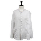 [Scye] Linen Herringbone Stand Collar Work Jacket サイ リネン ワーク ジャケット - apartir Online Store アパルティール セレクトショップ