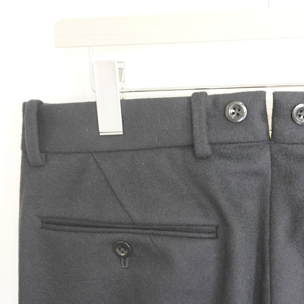 [SCYE] Loden Cloth Tailored Trousers サイ ワンタック ローデンクロス ワイド トラウザーズ - apartir Online Store アパルティール セレクトショップ
