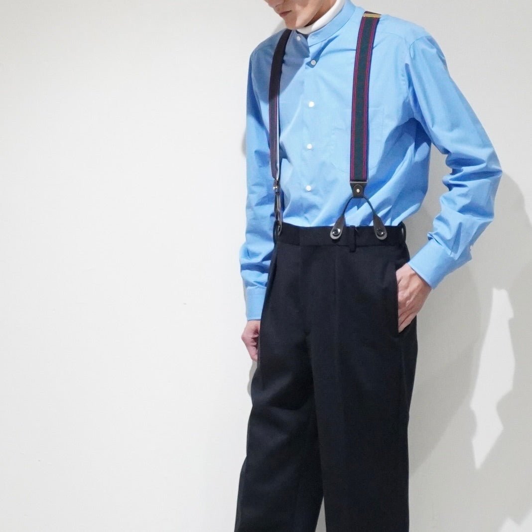 [SCYE] Loden Cloth Tailored Trousers サイ ワンタック ローデンクロス ワイド トラウザーズ - apartir Online Store アパルティール セレクトショップ