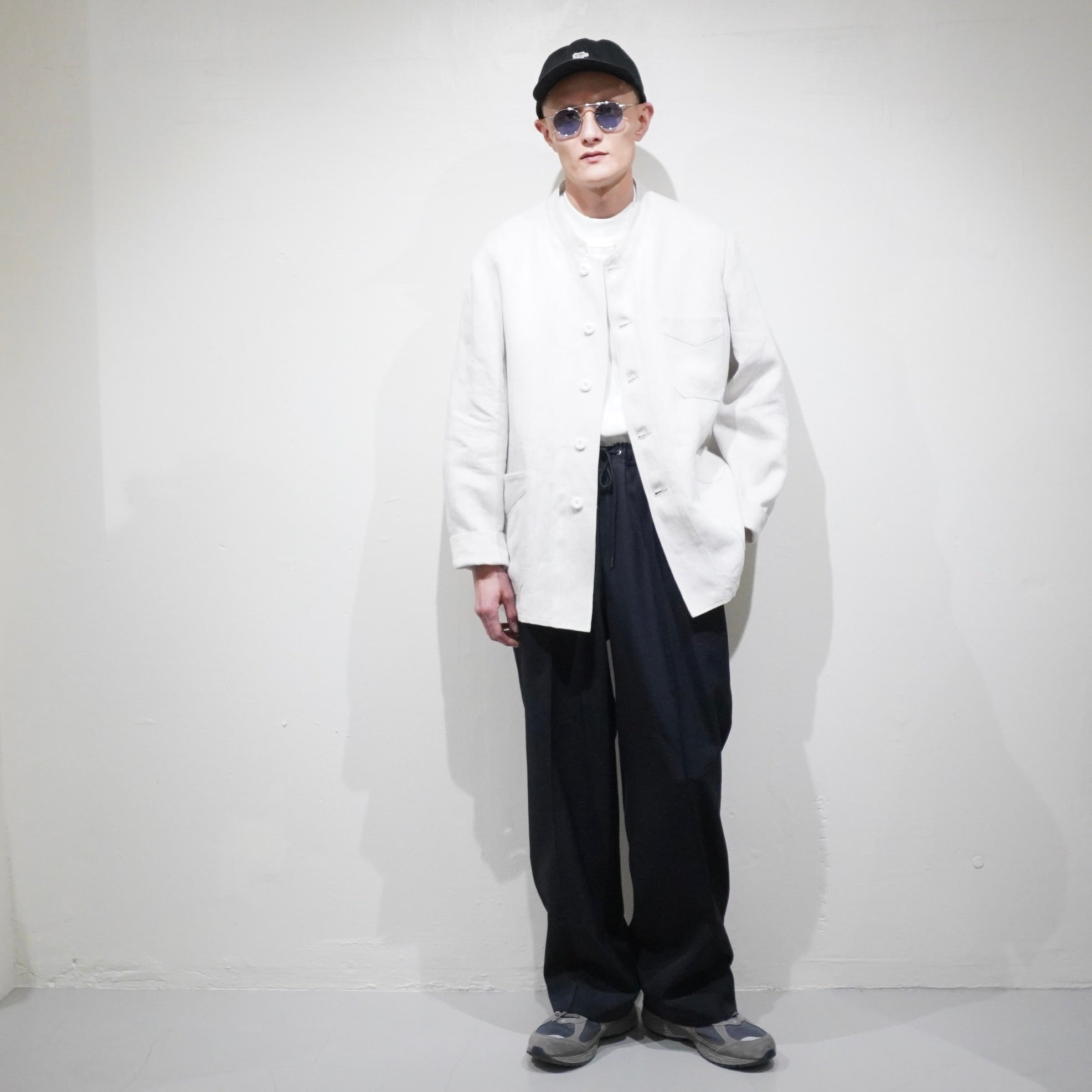 [Scye] Polyester Serge Drawstring Trousers サイ ポリエステル サージ ドローストリング トラウザーズ - apartir Online Store アパルティール セレクトショップ