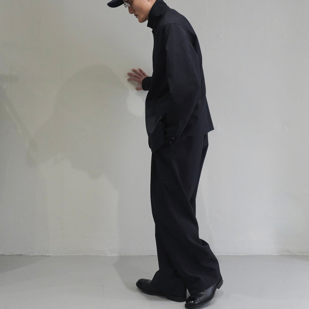 [Scye] Polyester Serge Drawstring Trousers サイ ポリエステル サージ ドローストリング トラウザーズ - apartir Online Store アパルティール セレクトショップ