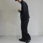 [Scye] Polyester Serge Drawstring Trousers サイ ポリエステル サージ ドローストリング トラウザーズ - apartir Online Store アパルティール セレクトショップ