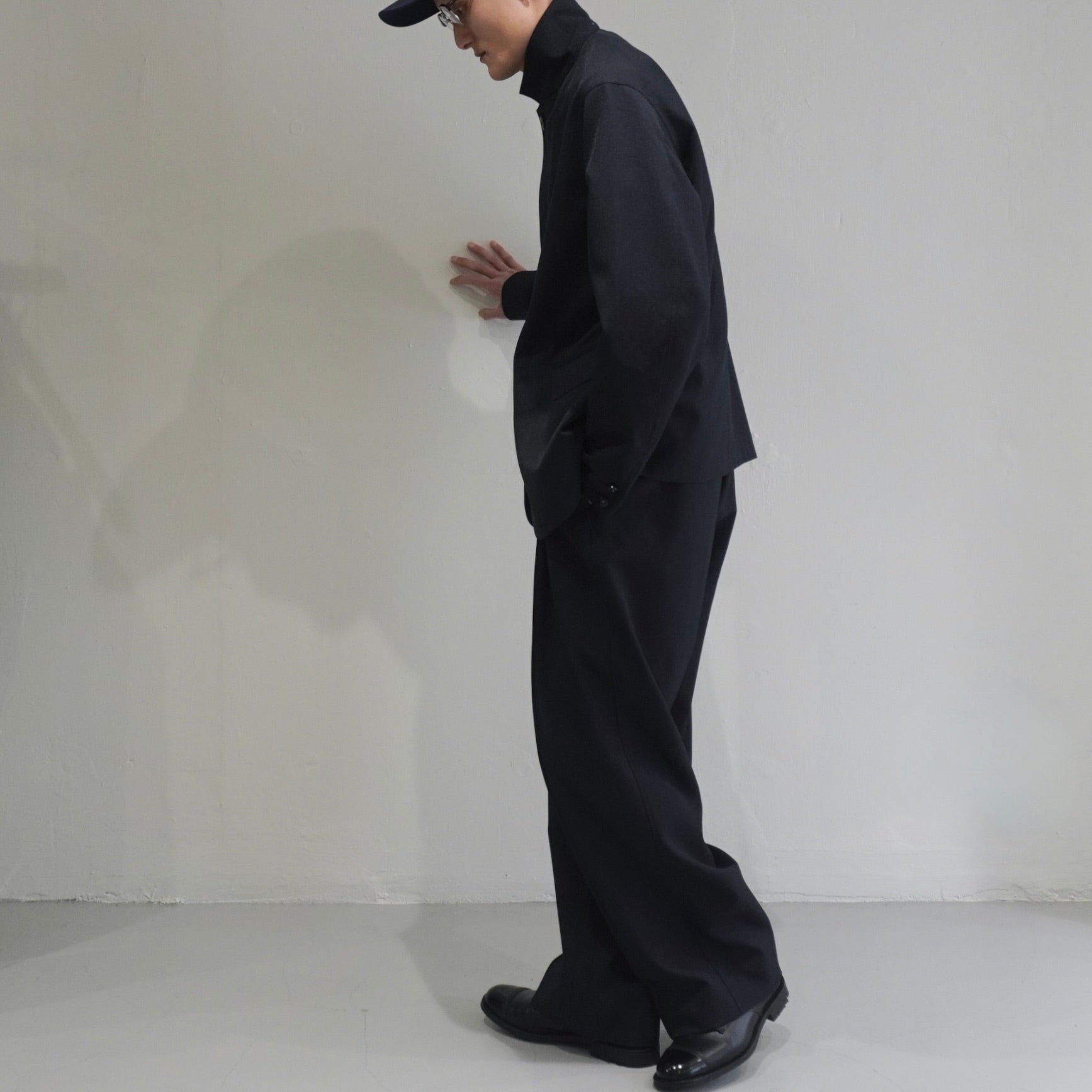 [Scye] Polyester Serge Drawstring Trousers サイ ポリエステル サージ ドローストリング トラウザーズ - apartir Online Store アパルティール セレクトショップ