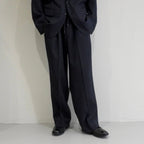 [Scye] Polyester Serge Drawstring Trousers サイ ポリエステル サージ ドローストリング トラウザーズ - apartir Online Store アパルティール セレクトショップ