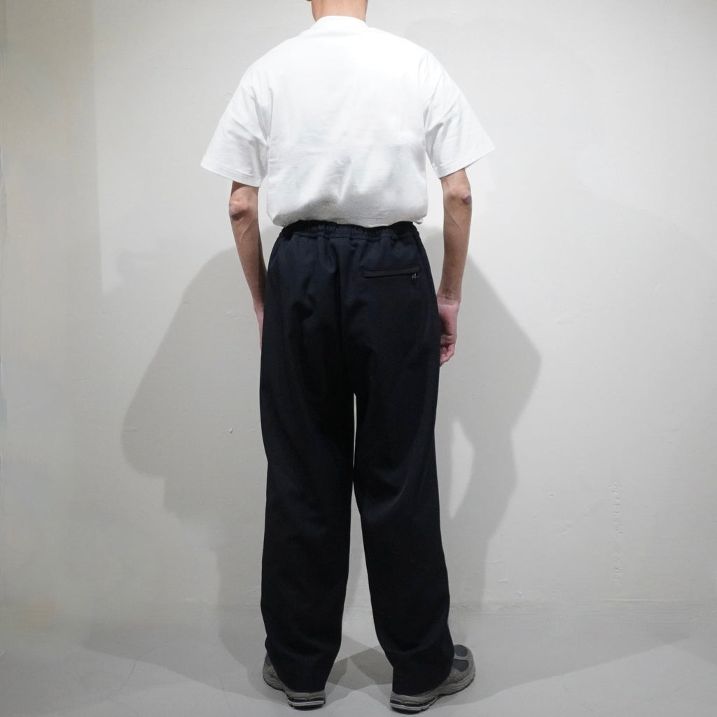 [Scye] Polyester Serge Drawstring Trousers サイ ポリエステル サージ ドローストリング トラウザーズ - apartir Online Store アパルティール セレクトショップ