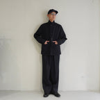 [Scye] Polyester Serge Drawstring Trousers サイ ポリエステル サージ ドローストリング トラウザーズ - apartir Online Store アパルティール セレクトショップ