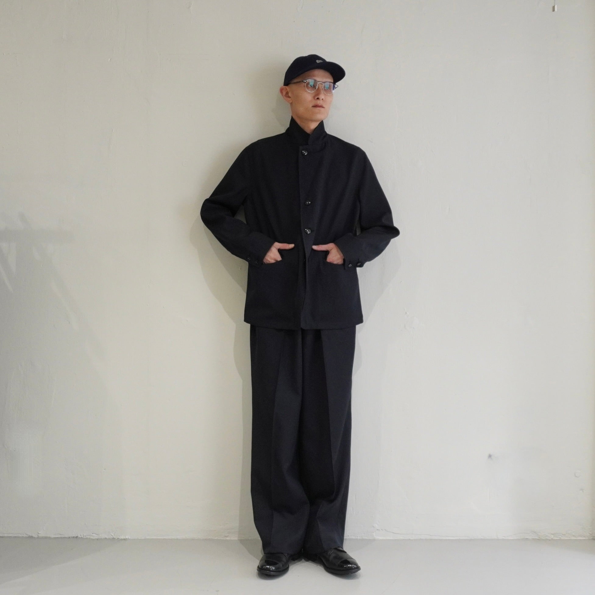 [Scye] Polyester Serge Drawstring Trousers サイ ポリエステル サージ ドローストリング トラウザーズ - apartir Online Store アパルティール セレクトショップ