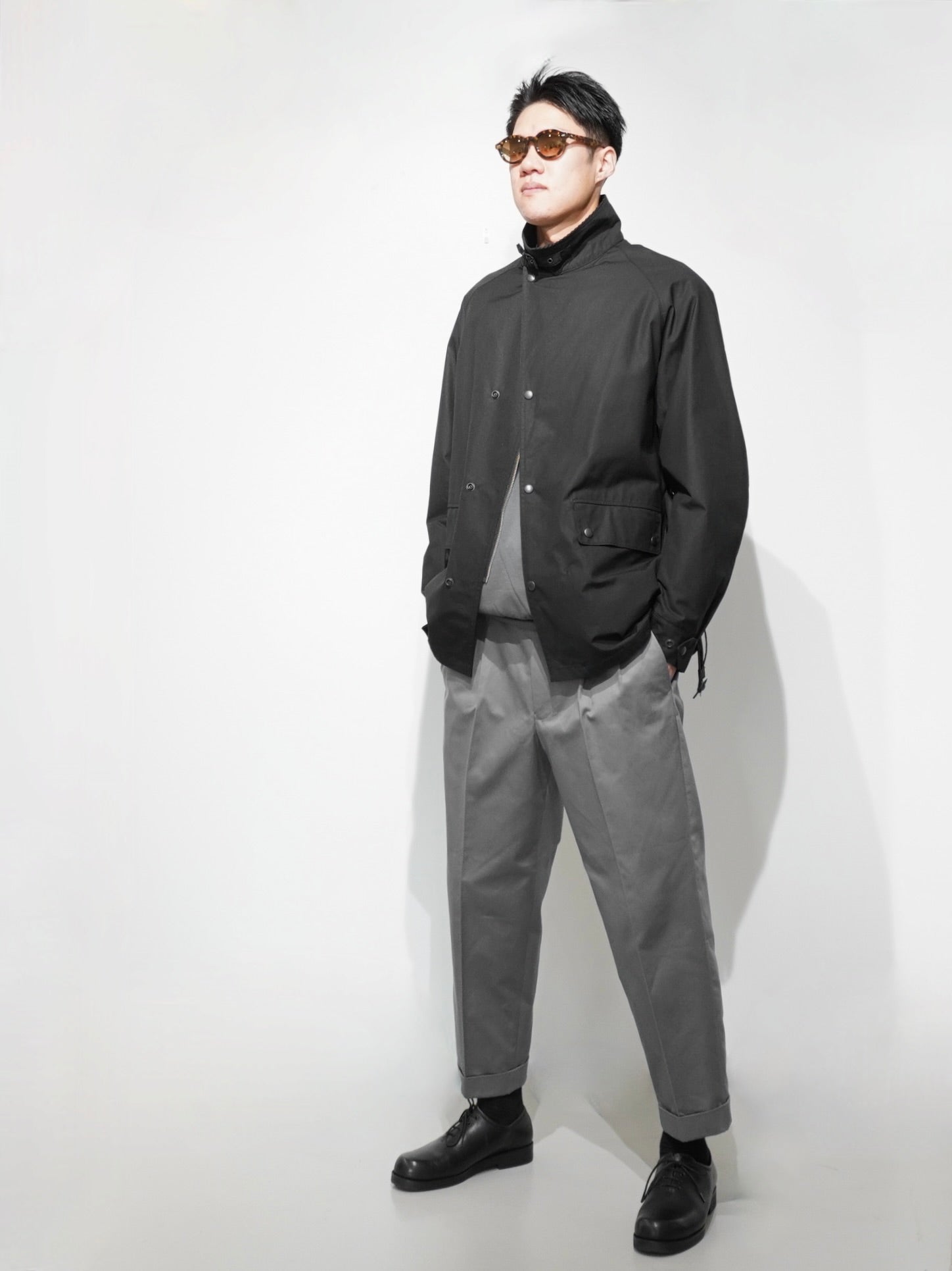 [Scye] Waxed Cotton Motorcycle Jacket - apartir Online Store アパルティール セレクトショップ