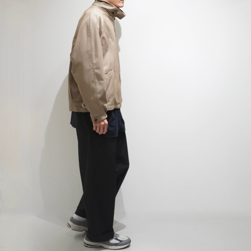 [Scye] Wool Cotton Gaberdine Harrington Jk - apartir Online Store アパルティール セレクトショップ