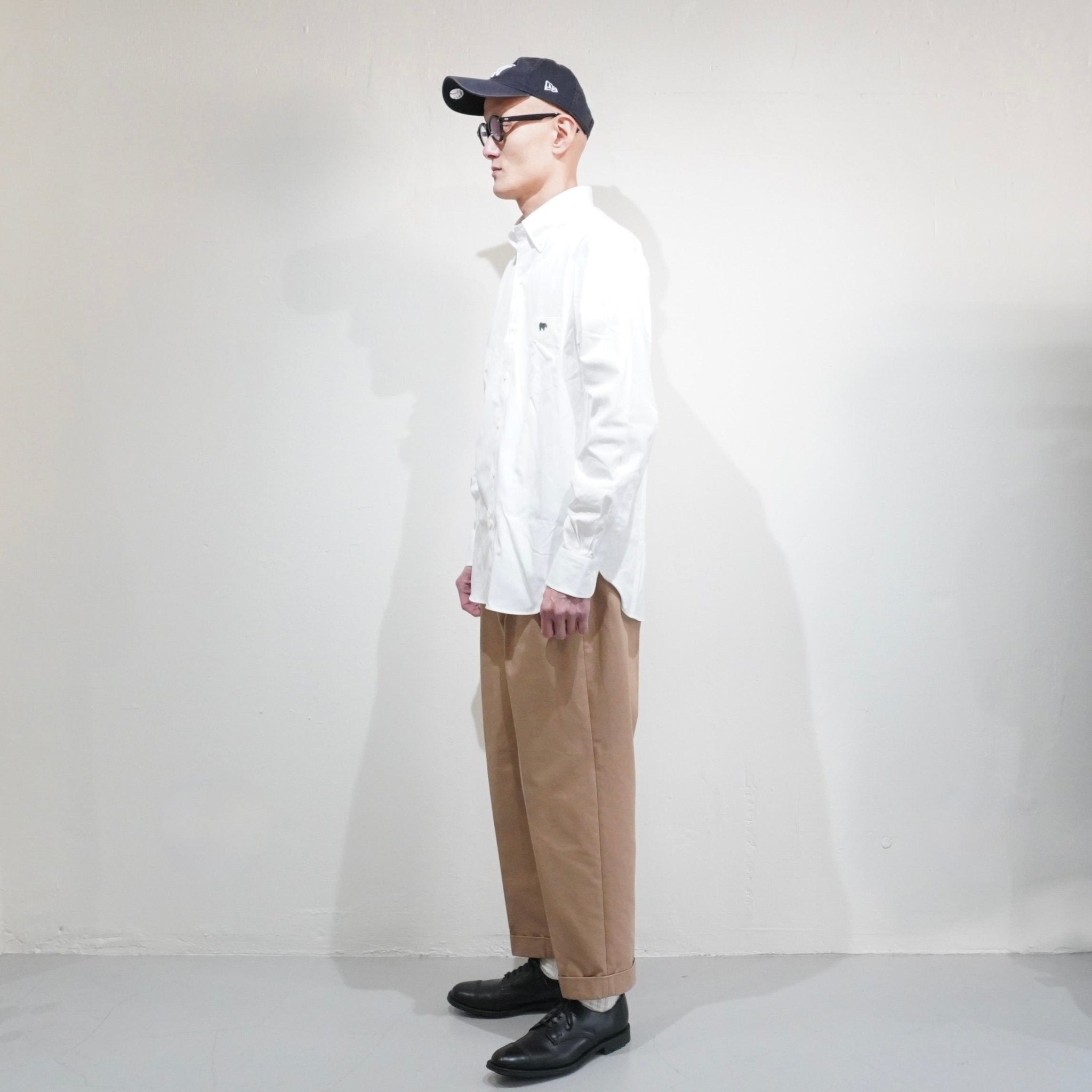 [SCYEBASICS] Finx Cotton Oxford B･Dシャツ