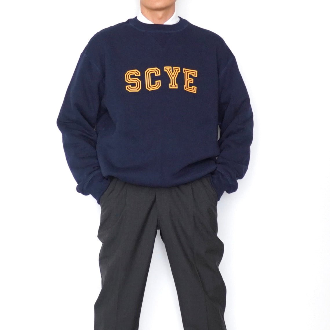 [SCYE BASICS] Fleece Back Jersey Sweatshirt - apartir Online Store アパルティール セレクトショップ