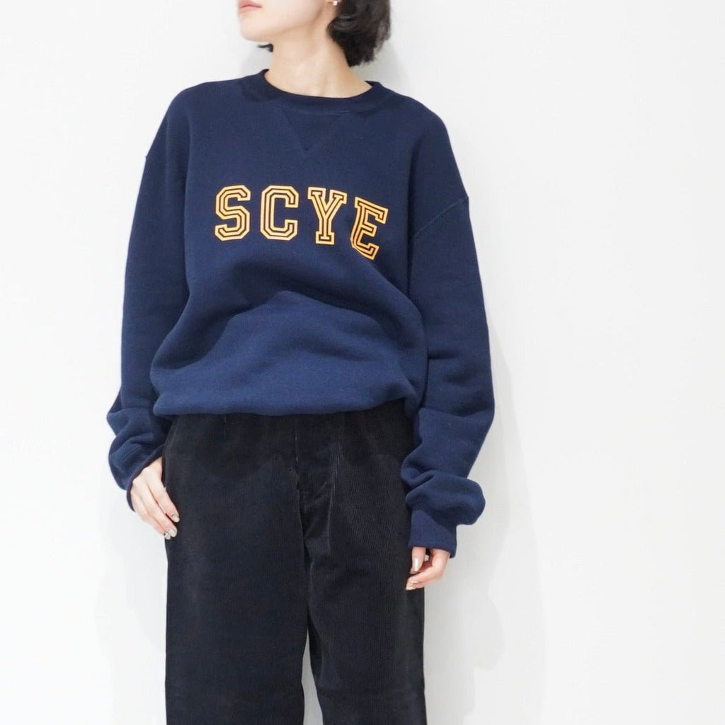 [SCYE BASICS] Fleece Back Jersey Sweatshirt - apartir Online Store アパルティール セレクトショップ