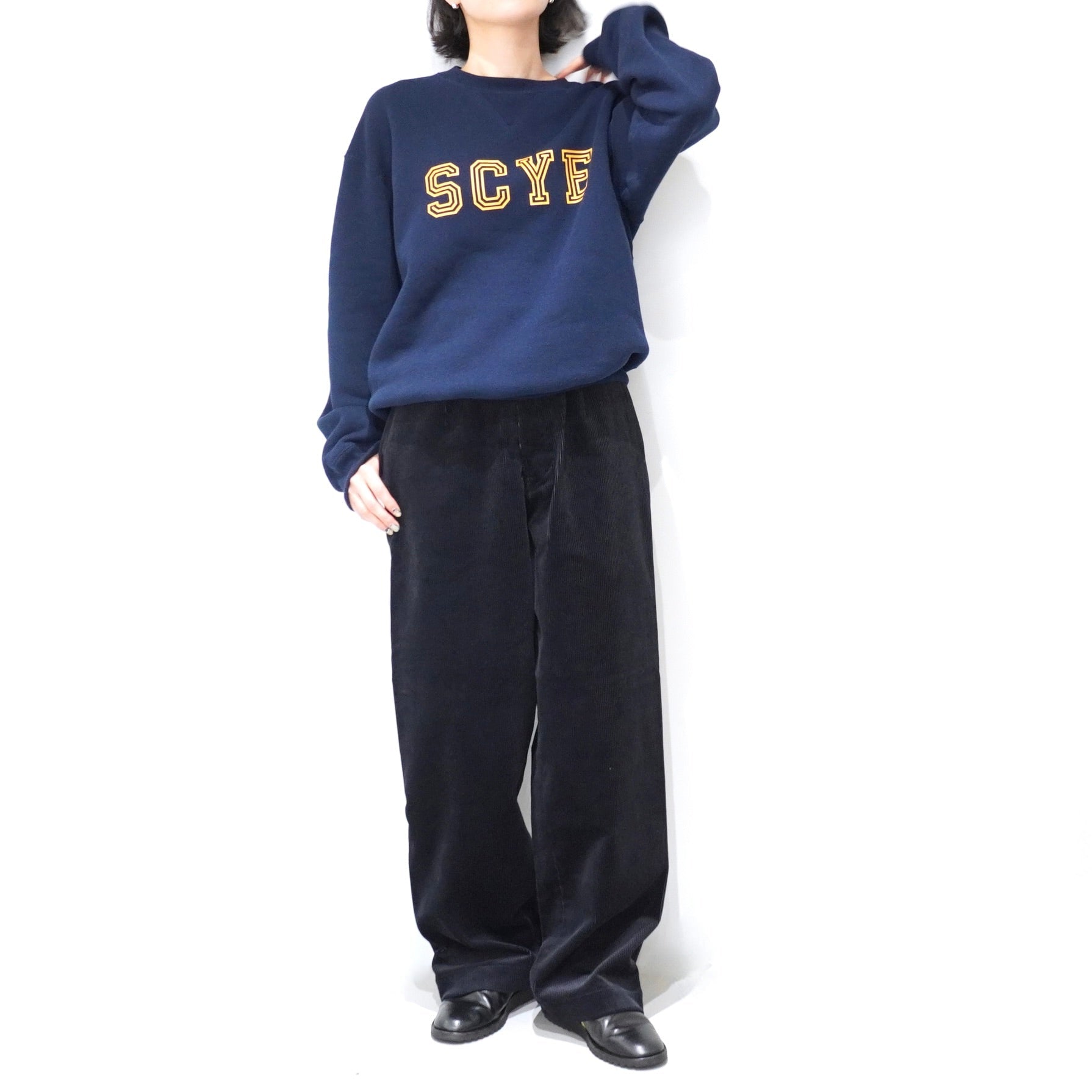 [SCYE BASICS] Fleece Back Jersey Sweatshirt - apartir Online Store アパルティール セレクトショップ