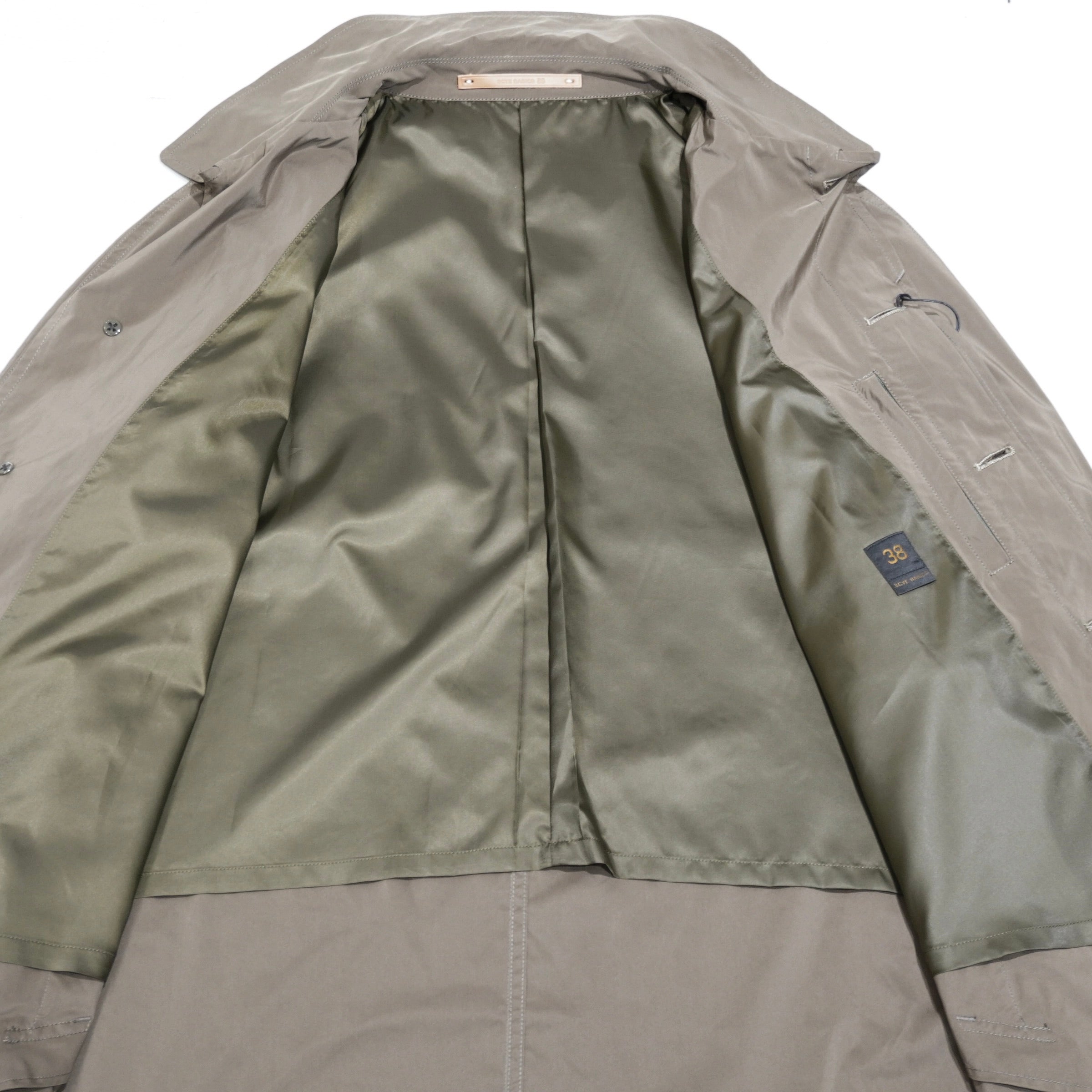 [SCYE BASICS] PE/NY Powdery Twill Balmacaan Coat サイベーシックス ツイル バルマカーン コート - apartir Online Store アパルティール セレクトショップ