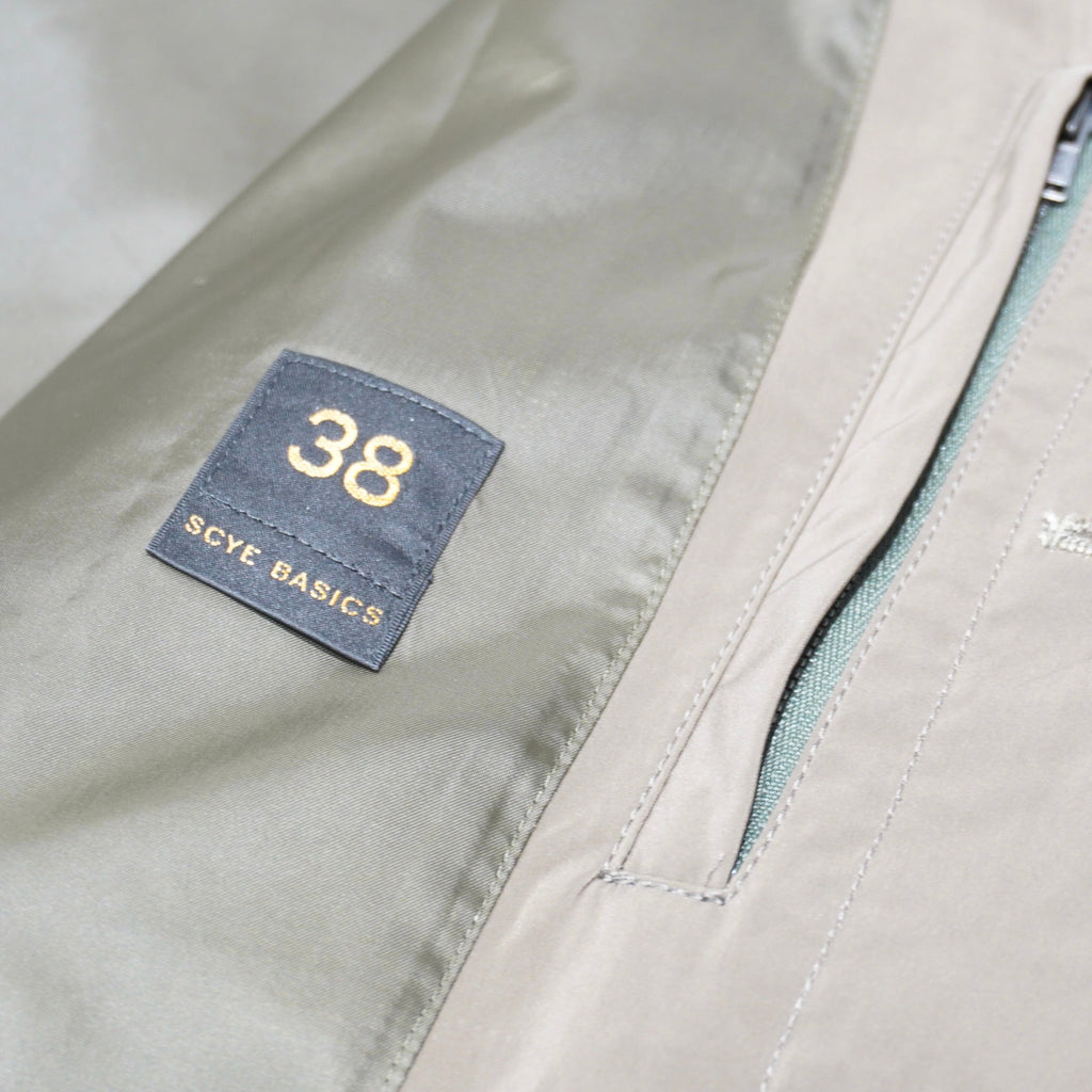 [SCYE BASICS] PE/NY Powdery Twill Balmacaan Coat サイベーシックス ツイル バルマカーン コート - apartir Online Store アパルティール セレクトショップ