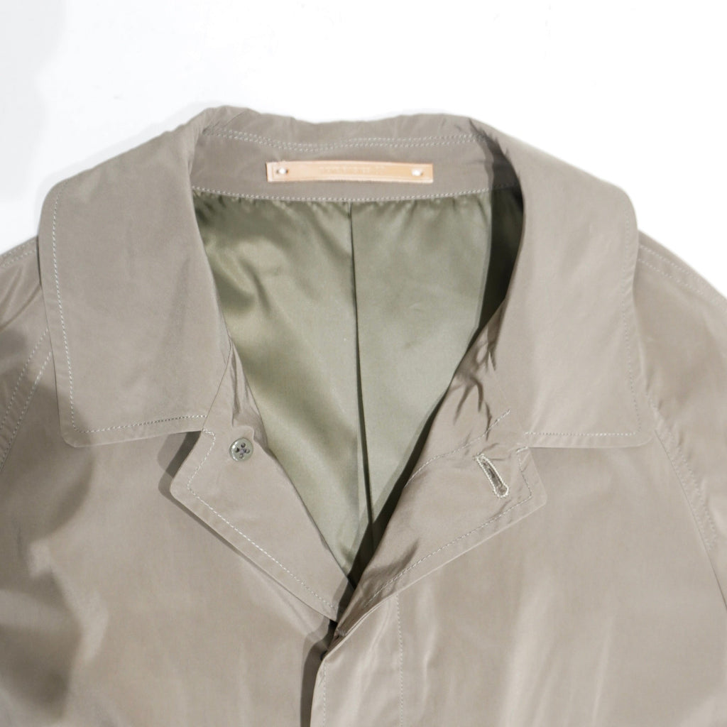 [SCYE BASICS] PE/NY Powdery Twill Balmacaan Coat サイベーシックス ツイル バルマカーン コート - apartir Online Store アパルティール セレクトショップ