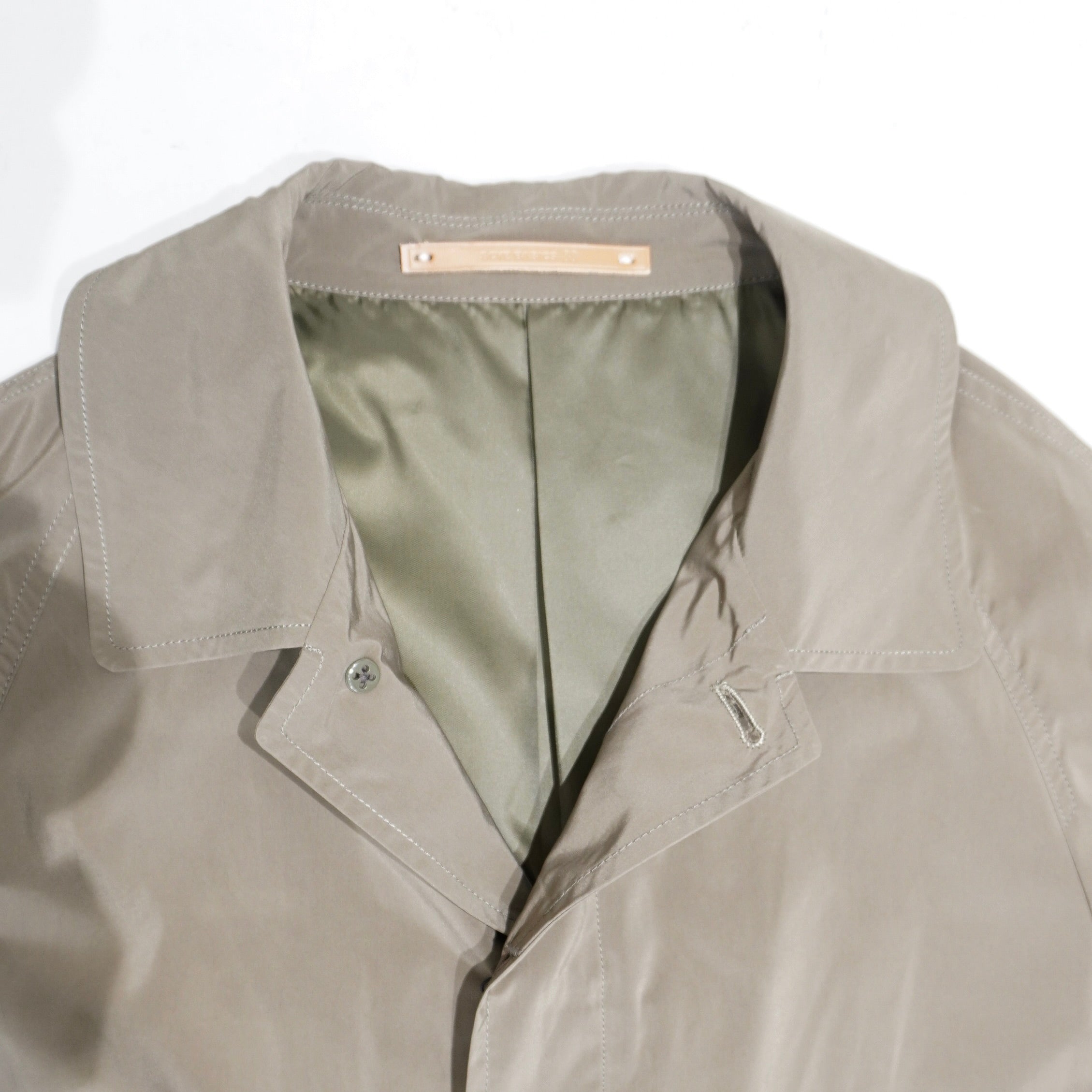 [SCYE BASICS] PE/NY Powdery Twill Balmacaan Coat サイベーシックス ツイル バルマカーン コート - apartir Online Store アパルティール セレクトショップ