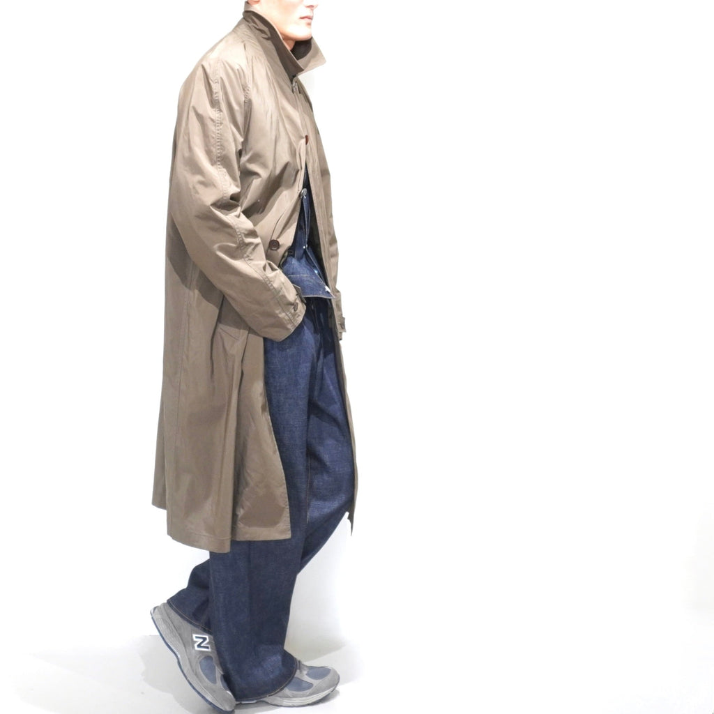 [SCYE BASICS] PE/NY Powdery Twill Balmacaan Coat サイベーシックス ツイル バルマカーン コート - apartir Online Store アパルティール セレクトショップ