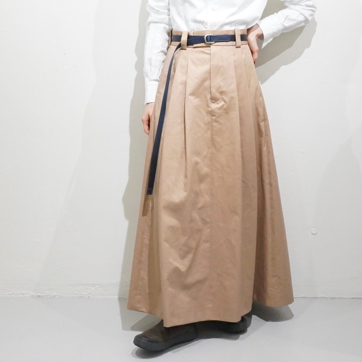 [SCYE BASICS] San Jaquin Cotton Midi Skirt - apartir Online Store アパルティール セレクトショップ