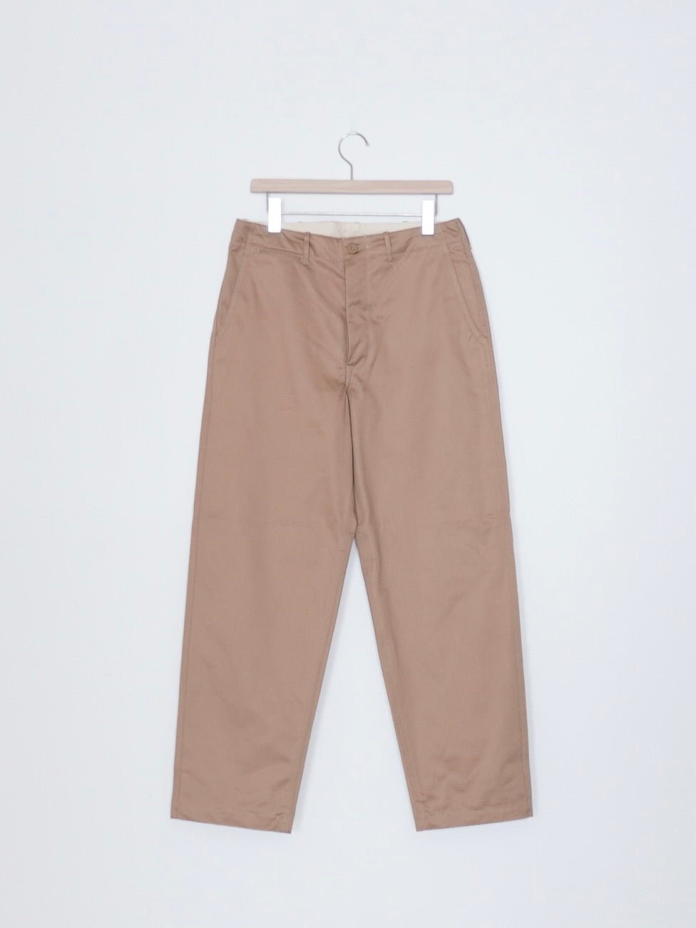 [SCYE BASICS] San Joaquin Cotton Chino 41Khaki Trousers サンホアキンコットン チノ 41カーキ トラウザー - apartir Online Store アパルティール セレクトショップ