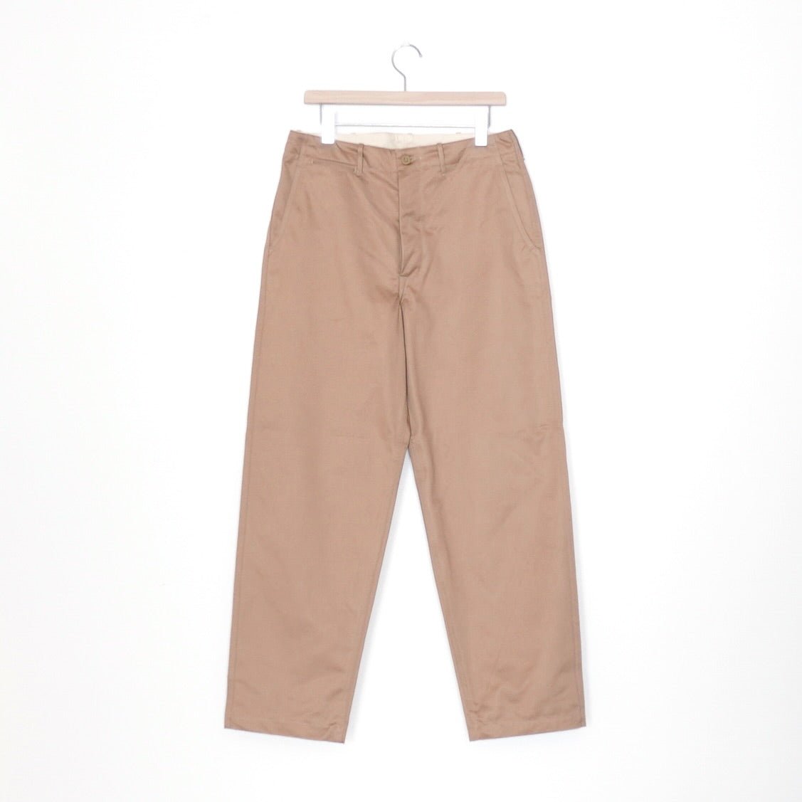 [SCYE BASICS] San Joaquin Cotton Chino 41Khaki Trousers サンホアキンコットン チノ 41カーキ トラウザー - apartir Online Store アパルティール セレクトショップ