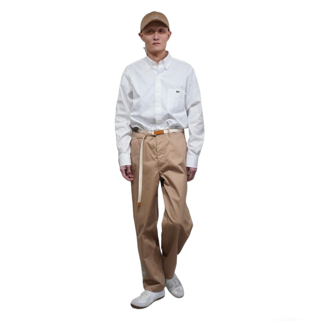 [SCYE BASICS] San Joaquin Cotton Chino 41Khaki Trousers サンホアキンコットン チノ 41カーキ トラウザー - apartir Online Store アパルティール セレクトショップ