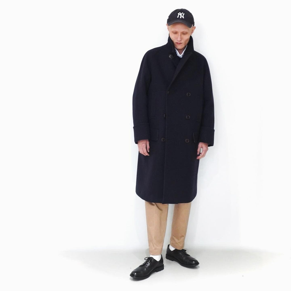 [SCYE BASICS] Super140 Wool Melton D.B Overcoat - apartir Online Store アパルティール セレクトショップ