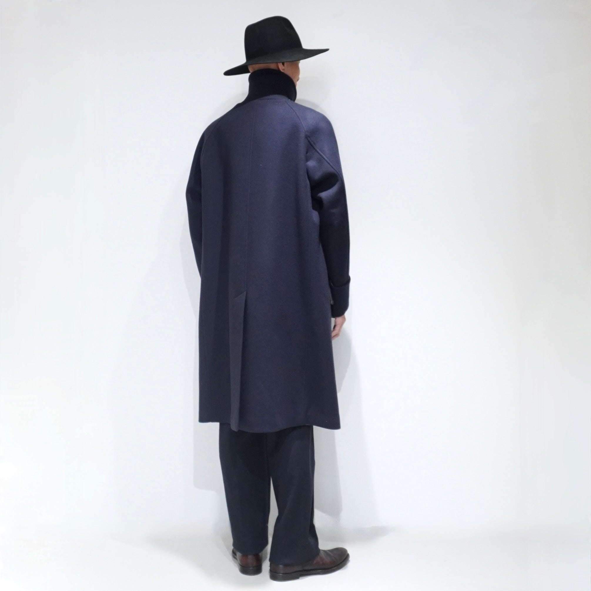 SCYEBASICS] Super140 Wool Melton D.B Overcoat - apartir ア