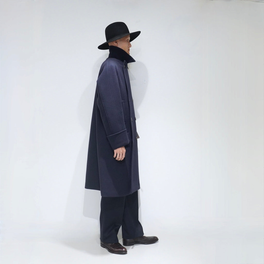 [SCYE BASICS] Super140 Wool Melton D.B Overcoat - apartir Online Store アパルティール セレクトショップ