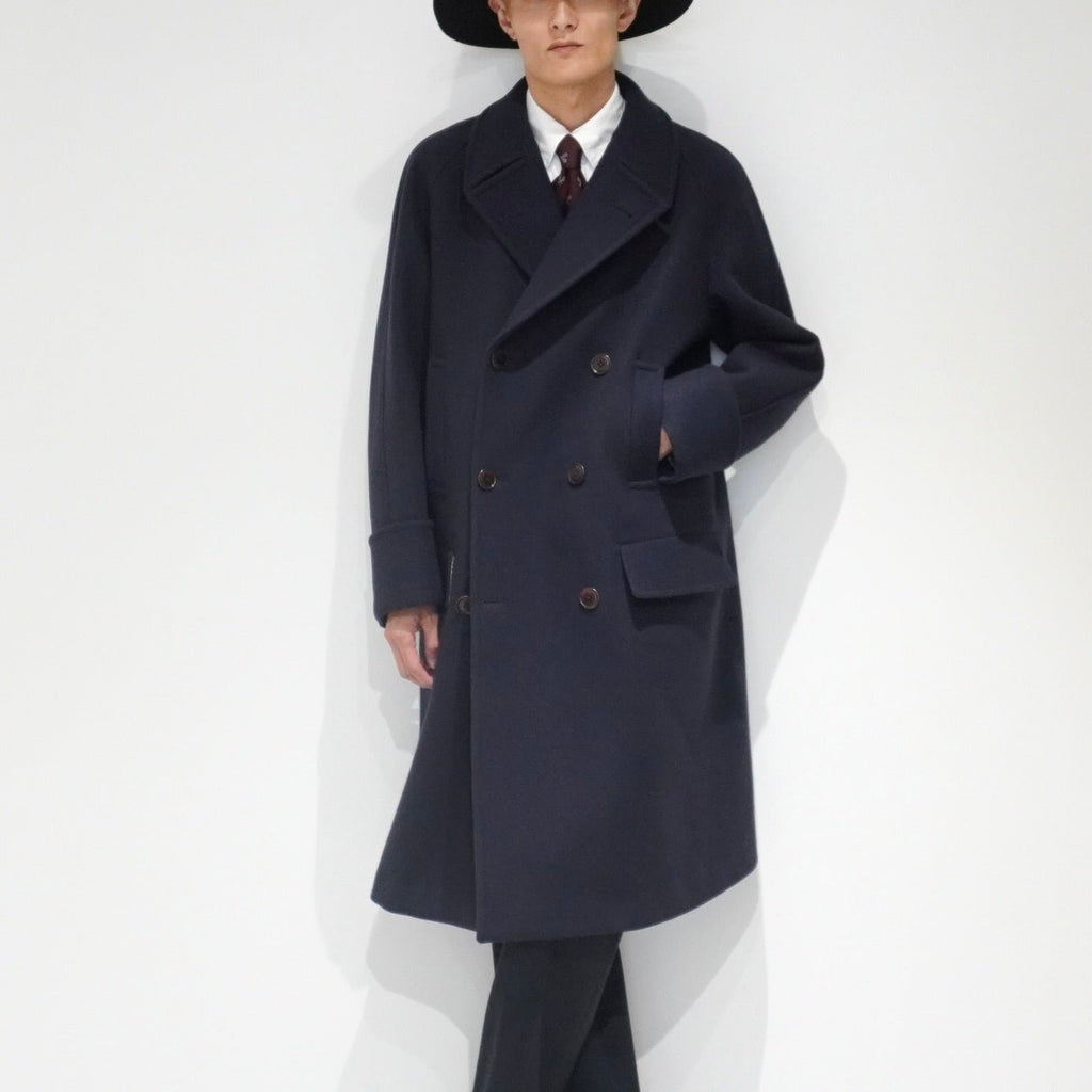 [SCYE BASICS] Super140 Wool Melton D.B Overcoat - apartir Online Store アパルティール セレクトショップ