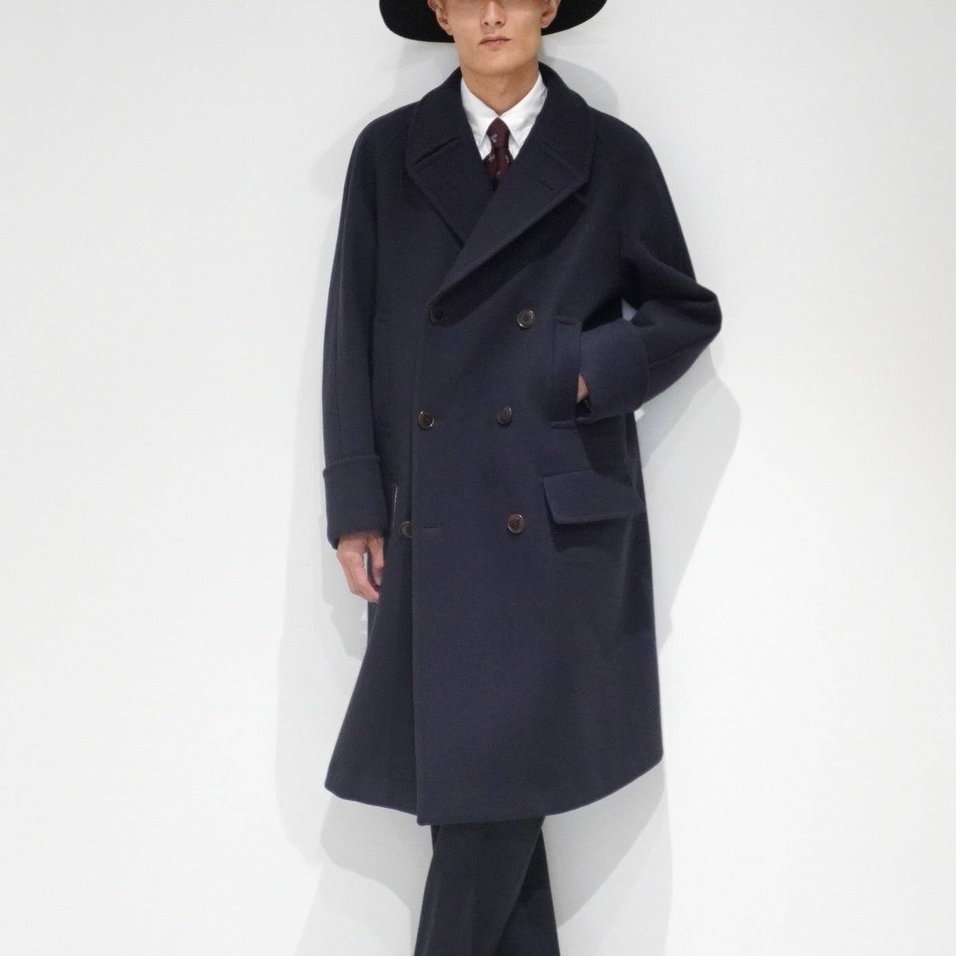 [SCYE BASICS] Super140 Wool Melton D.B Overcoat - apartir Online Store アパルティール セレクトショップ