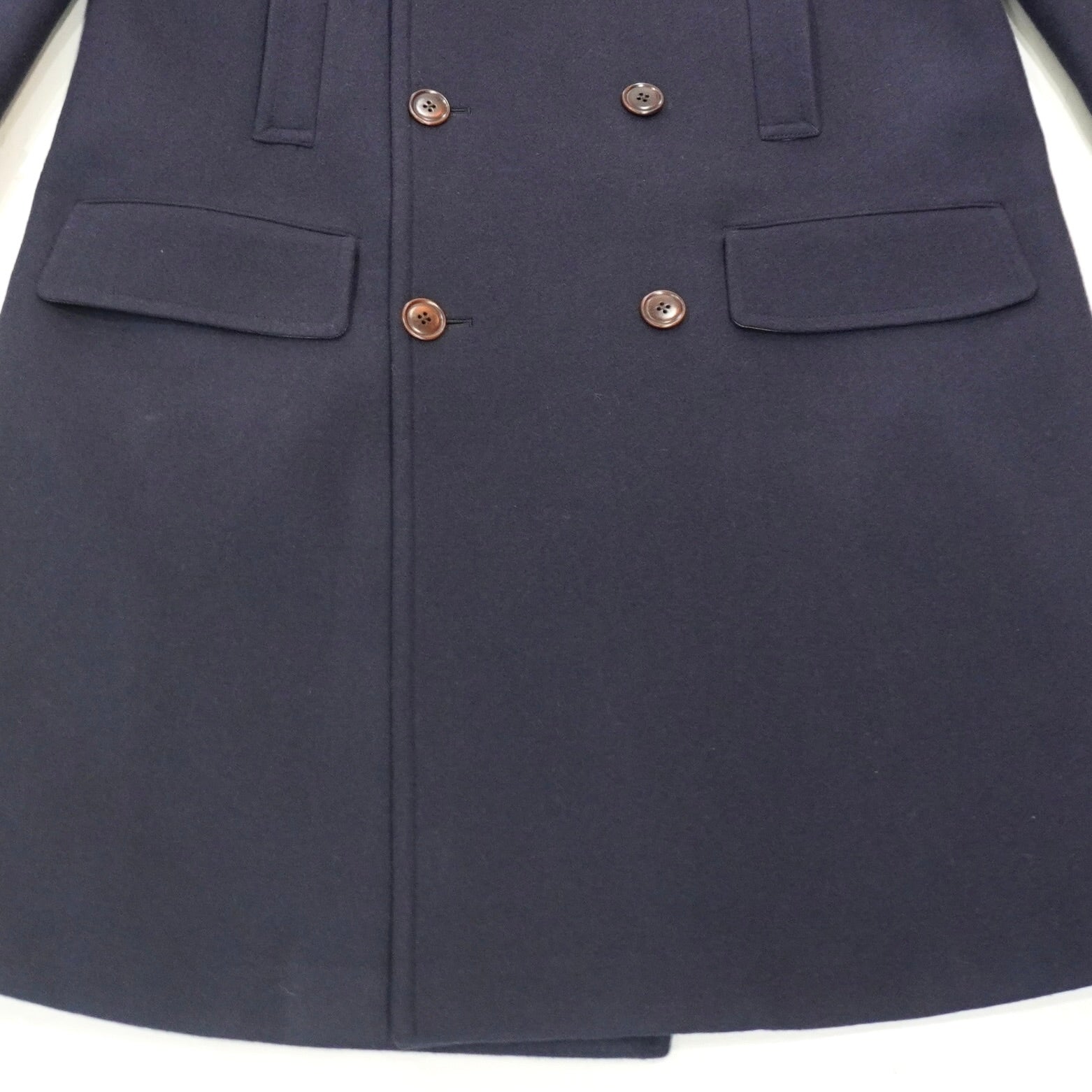 [SCYE BASICS] Super140 Wool Melton D.B Overcoat - apartir Online Store アパルティール セレクトショップ