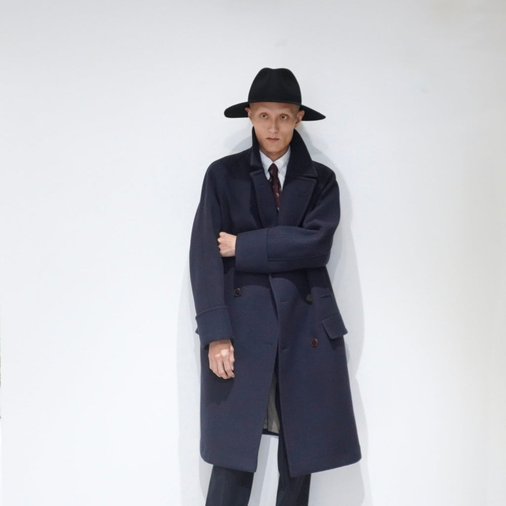 [SCYE BASICS] Super140 Wool Melton D.B Overcoat - apartir Online Store アパルティール セレクトショップ